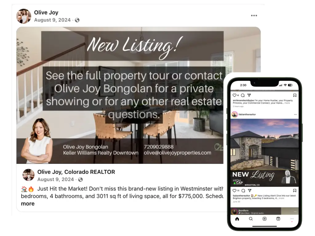 Social Guru is a social media software tool that lets you automatically post listings and more across multiple platforms
